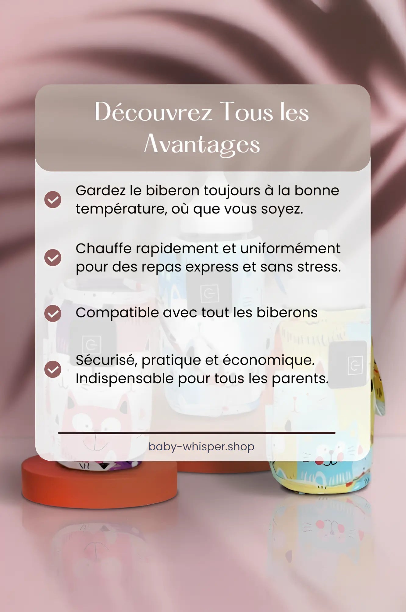 Chauffe-Biberon Portable BABY-WHISPER