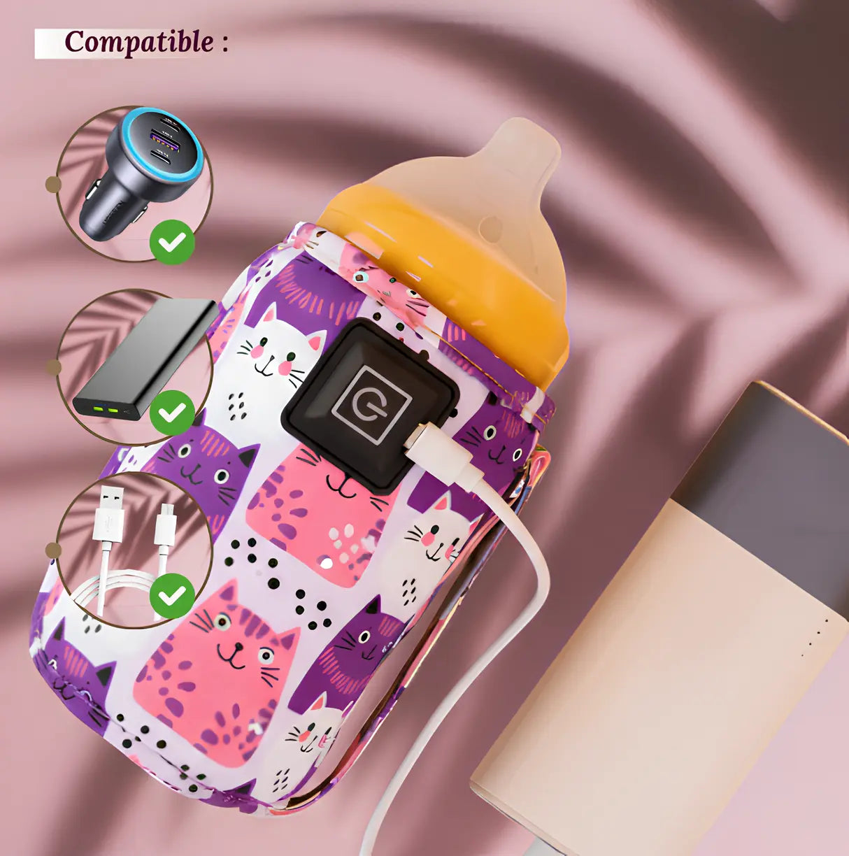 Chauffe-Biberon Portable BABY-WHISPER